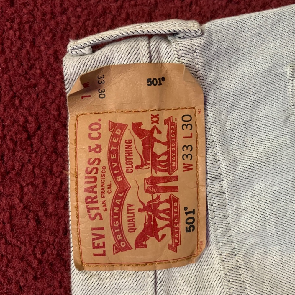 Men’s Gray washed Levi